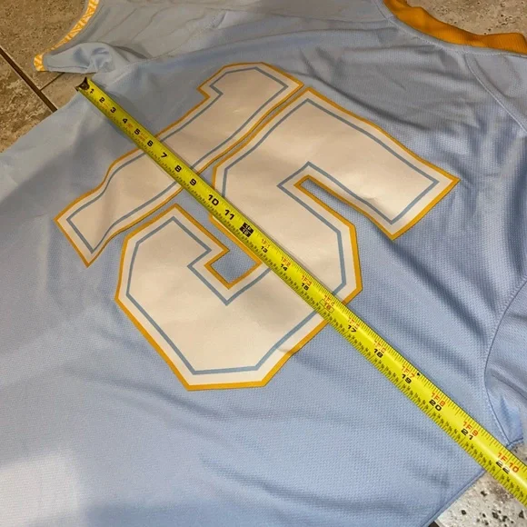 Men’s Alphalete Football Jersey, Light Blue, Small, NWT - Picture 8 of 10